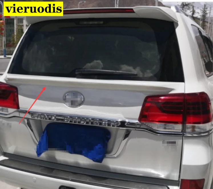 Для Toyota Land Cruiser LC200 2008 до 2018 ABS пластиковая Бриллиантовая крышка багажника