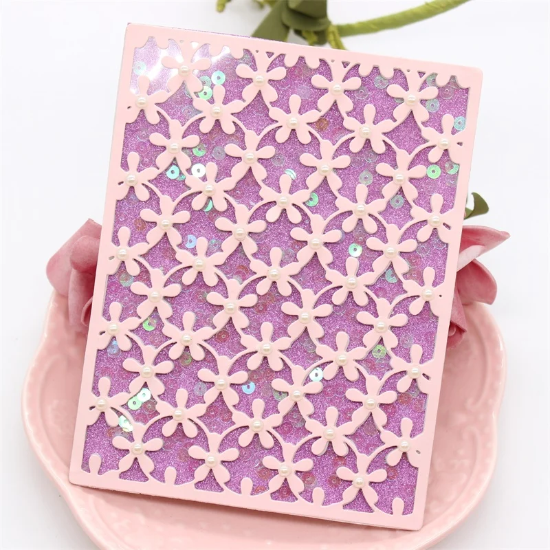 Ksccraft цветы рамка металлические режущие штампы трафареты для DIY Скрапбукинг декоративное тиснение DIY бумажные карты