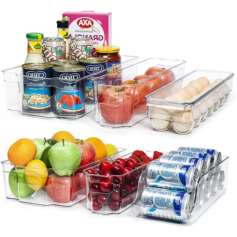 

Refrigerator Storage Box Plastic Container Can Save Kitchen Space Food Storage BPA Free Kitchen Organizer