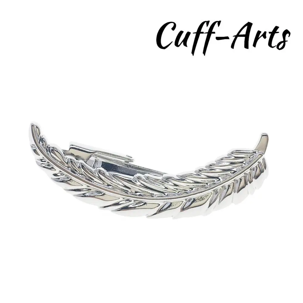 Tie Clip Feather Tie Bar Clip Gift For Men Tie Bar Jewelry By Cuffarts