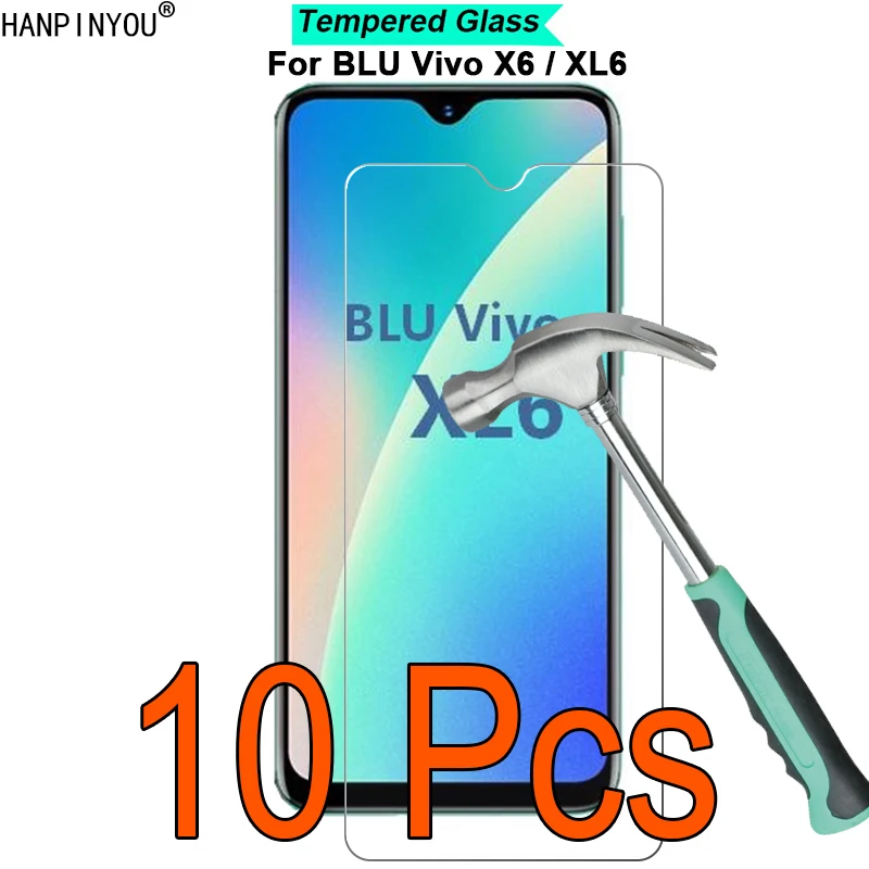 

10 Pcs/Lot For BLU Vivo X6 / XL6 9H Hardness 2.5D Ultra-thin Toughened Tempered Glass Film Screen Protector Guard