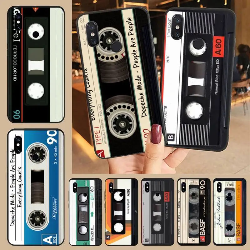 

Classical Cassette Tape retro Phone Case For Xiaomi Redmi 7 8 9t a3 9se k20 mi8 max3 lite 9 note 9s 10 pro