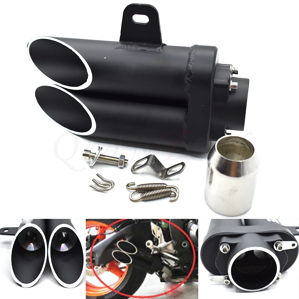 

Universal Modified Motorcycle Exhaust Muffler Pipe Racing Escape For KTM Duke 200 390 125 RC125 RC200 RC390 125Duke RC8 RC8R