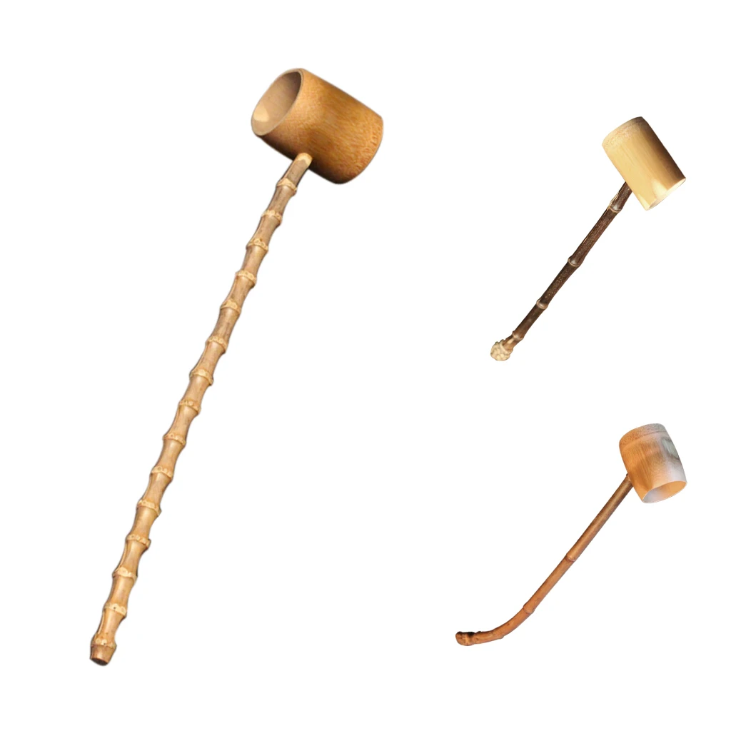 Japanese Style Bamboo Traditional Water Ladle Spoon Wine Tea Beer Dipper