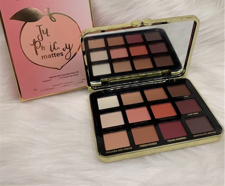 

Hot Peachy Matte Eyeshadow 12 Colors Matte Palette Makeup Natural Brilliant Beauty Eye Shadow Kit