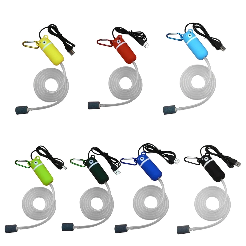 

Portable Fish Tank Air Pump Mini USB Aquarium Oxygen Pump Outdoor Fishing Accessory Powerful Mute Energy Save Compressor