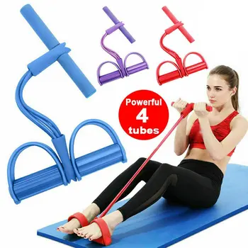 

Multifunction Tension Rope Sit-ups Yoga Tensioner Exercise Pull Resistance Band yoga stretcher exercise pull resistance rope