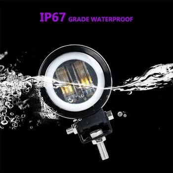 

4WD Work Light 2000LM Shockproof W/ Mounting Bracket 3 inch LED Spotlight