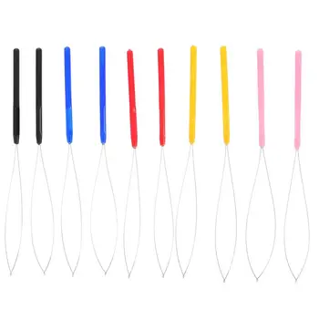 

10Pcs Crochet Useful Premium Dreadlocks Hook Hair Accessories Hair Extension Tool Braid Knitting Needles for Hair Salon