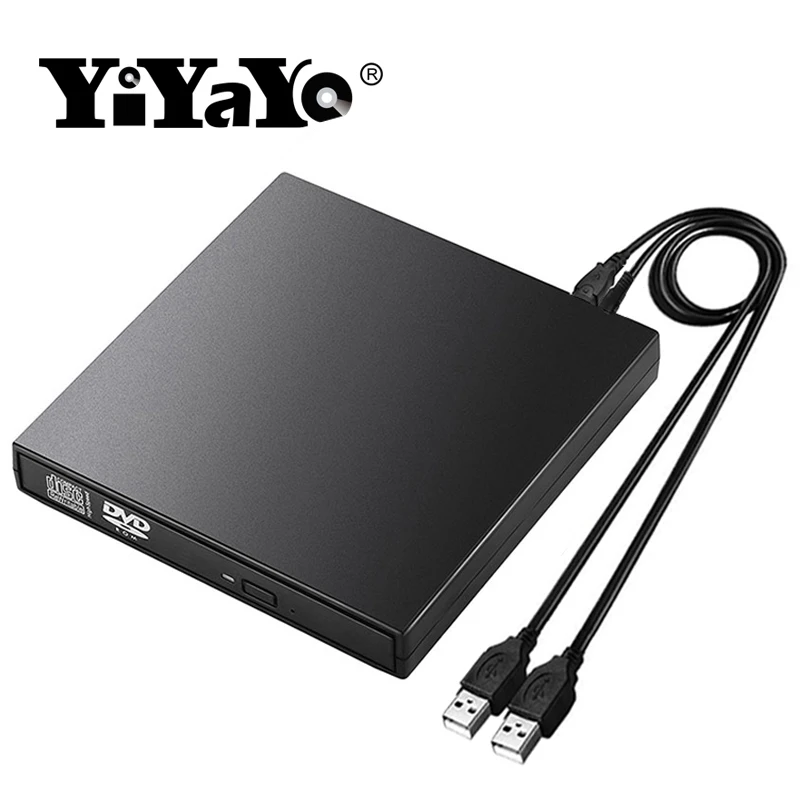 Yiyayo External Dvd Drive Optical Drive Usb 2 0 Cd Rom Player Cd