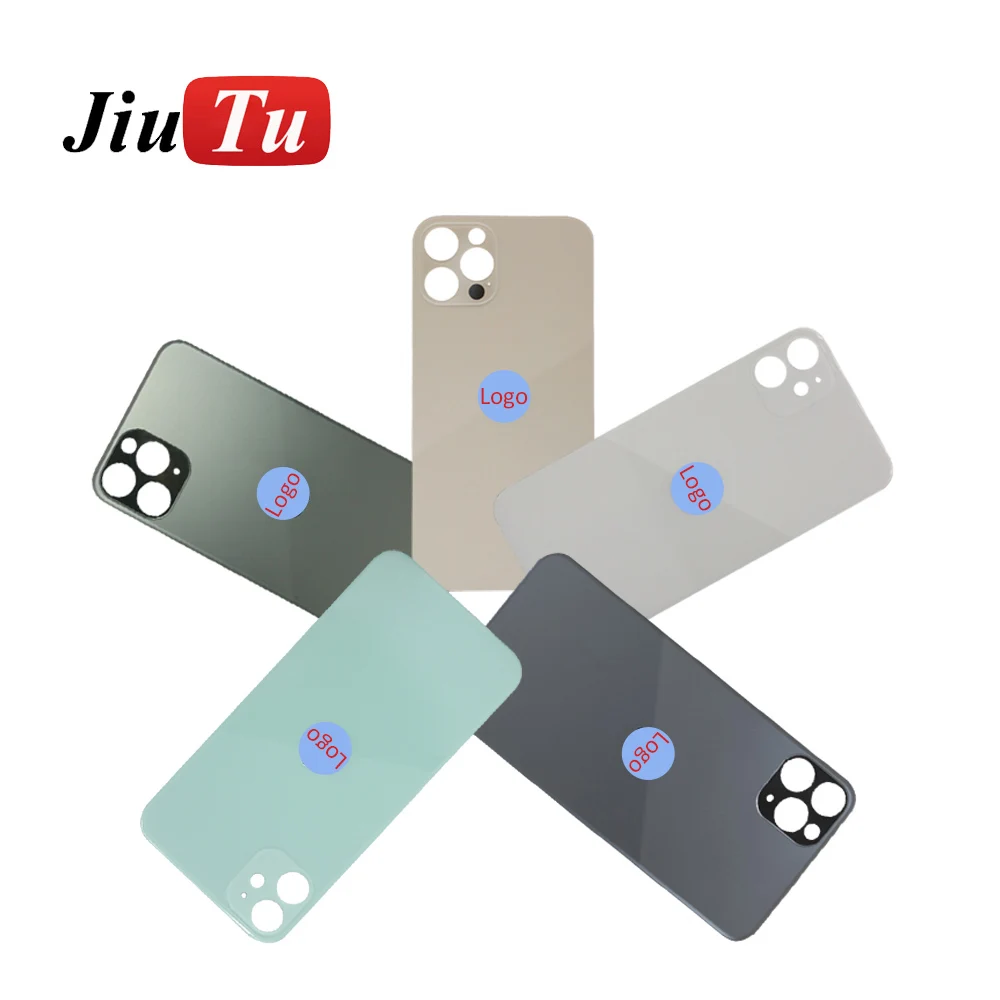 For iPhone 8 8Plus Original Big Cover EU Back Cover 11ProMax 12Mini 12 Pro X XR XS Max Replacement Parts jiutu 100pcs big hole back glass waterproof lens apron rubber ring after replacing for iphone x xs 11 12 12pro max
