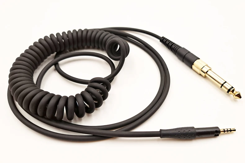 New!!! 300cm Coiled Spring Audio Cable For Austrian Audio Hi-X15 Hi-X65 Hi-X50 X55 Headphones