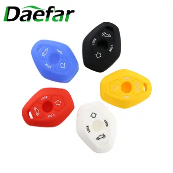 

Daefar Silicone Car Key Case For BMW X3 X5 Z3 Z4 3 5 7 Series E38 E39 E46 E83 1998 - 2005 Cover Keyless Remote Fob 4 Button