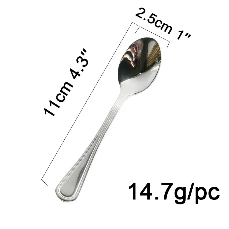 stainless steel teaspoon
