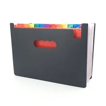 Пластиковые практичные студентам нужно RFID Блокировка портативный файлы аранжировщик Бизнес продукты файл большой емкости офисные принадлежности