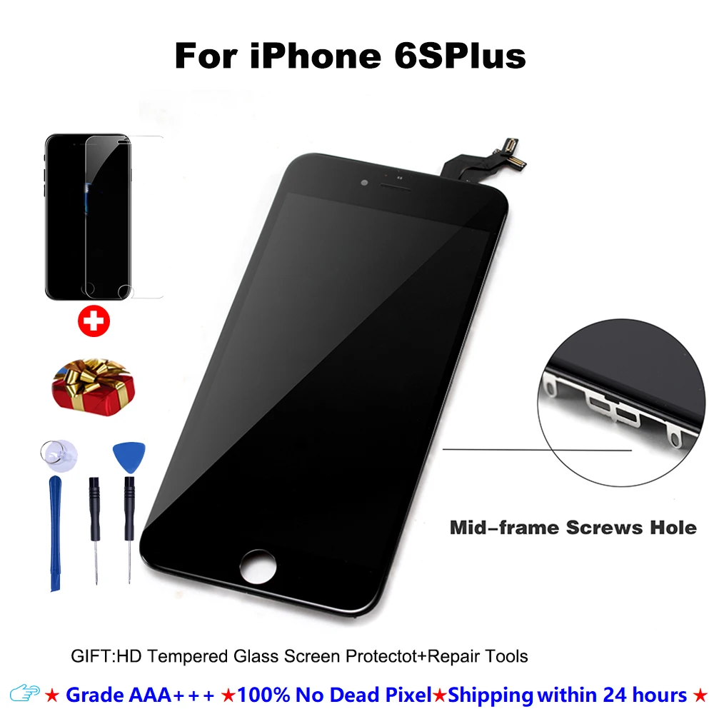 ЖК-дисплей для iphone5 5S 6 6s 6S plus 7 7P 8 8Plus сменный ЖК-экран с сенсорным экраном