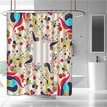 

3D Printed Shower Curtain Hotel Quality, Machine Washable