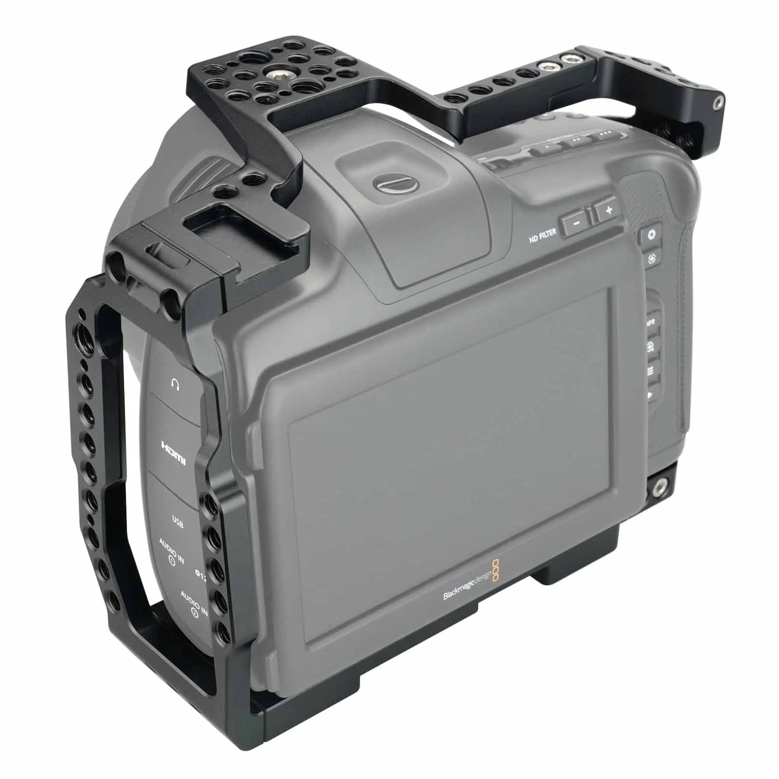 Magicrig Bmpcc 6k Pro 6k g2 Gaiola com Sapato Frio Trilho da Otan Furos de Arri para Blackmagic Design Bolso Cinema Câmera 6k Pro 6k g2 - Image 5