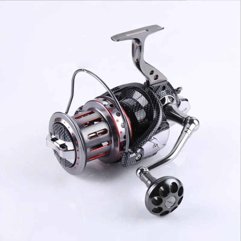 

Portable Spinning Boat Fishing Reel Wheel Strong Aluminum Frame Fishing Reel Resistant Bearings for Saltwater or Freshwater
