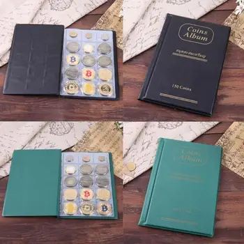 

150 Pockets 10pages Coins Album Collection Book scrap book Commemorative Coin Storage Holders album for coins