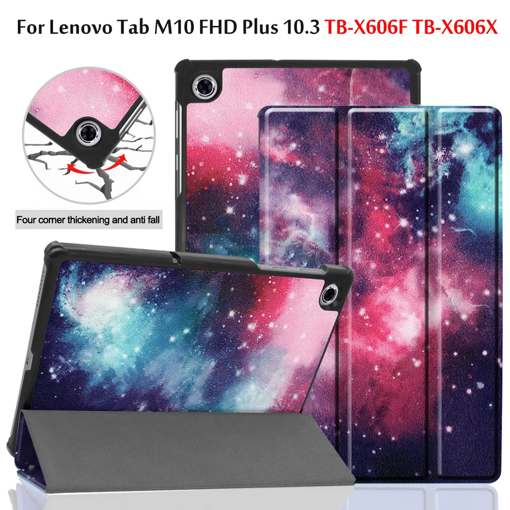 Чехол для Lenovo Tab M10 FHD Plus 10 3 ТБ X606F TB X606X &quot умный чехол ультратонкий магнитный