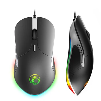 

X6 High configuration USB Wired Gaming Mouse Computer Gamer 6400 DPI Optical Mice for Laptop PC Game Mouse upgrade X7