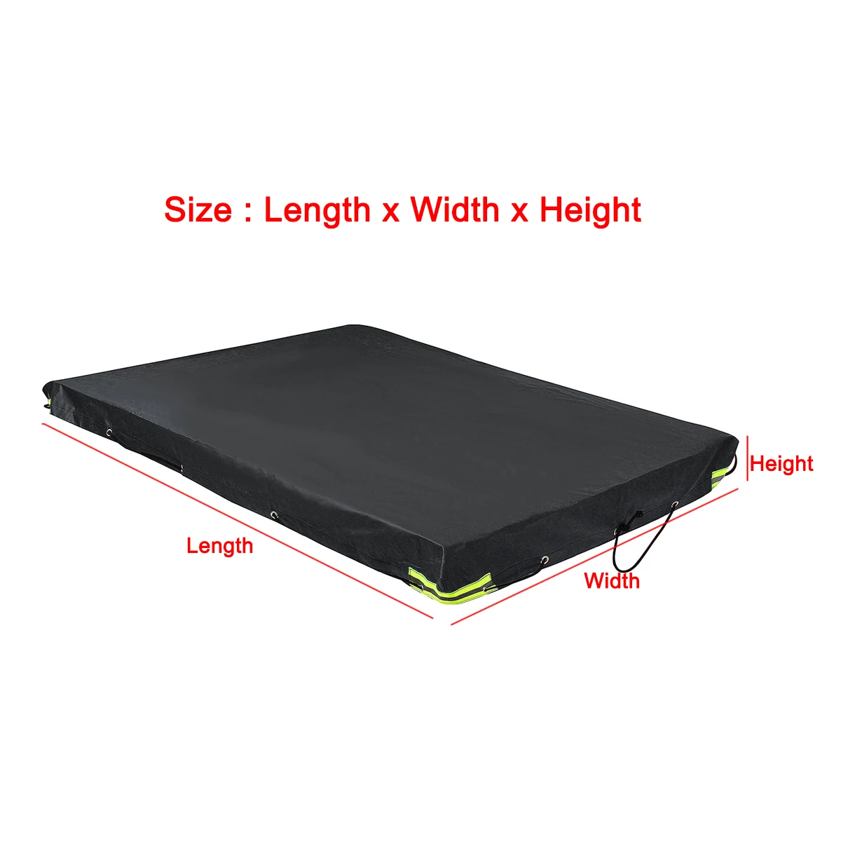 Universal Trailer Car Cover Auto Roof Tent Sunshade Waterproof Windproof Dustproof Outdoor Protector Travel Camping Canopy