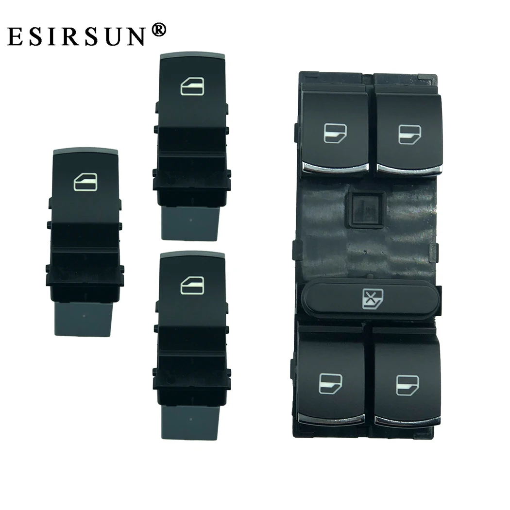 Esirsun 5ND959857 5ND959855 Window Lifter Control Switch Fit For VW Caddy Tiguan Touran Jetta MK5 Golf MK6 Passat B6 | Автомобили и