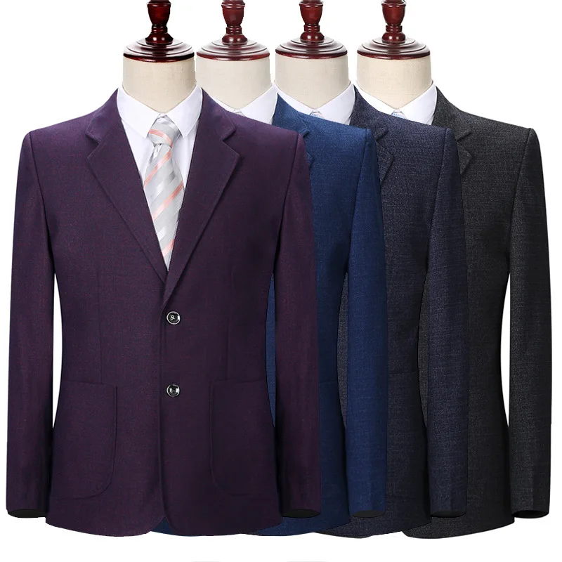 

Spring And Autumn Middle-aged Men Single Suit Daddy Clothes Casual Suit Jacket Men's Middle-aged MEN'S Coat