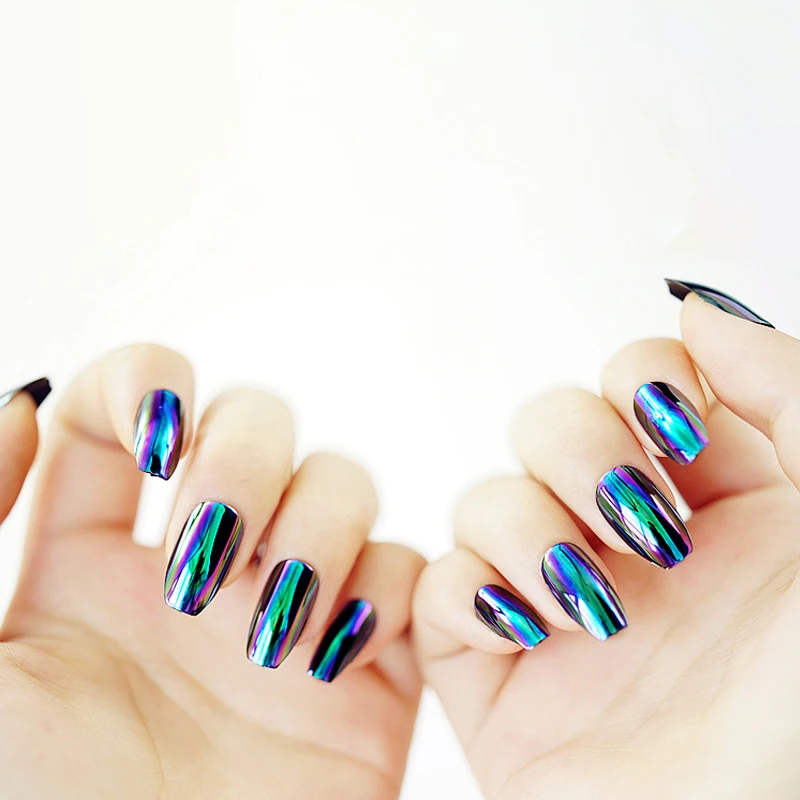 24 шт. поддельные ногти средней длины 12 разных размеров|false nails with designs|full cover false