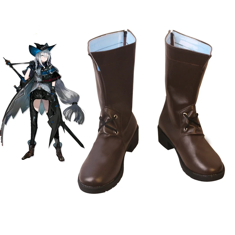 

Unisex Anime Cos Arknights Skadi Cosplay Costumes Boots Custom Made