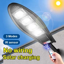 

3000 watts LED Solar Light Outdoor Solar Lamp Powerful Sunlight Waterproof PIR Motion Sensor Street Light for Garden Decoration