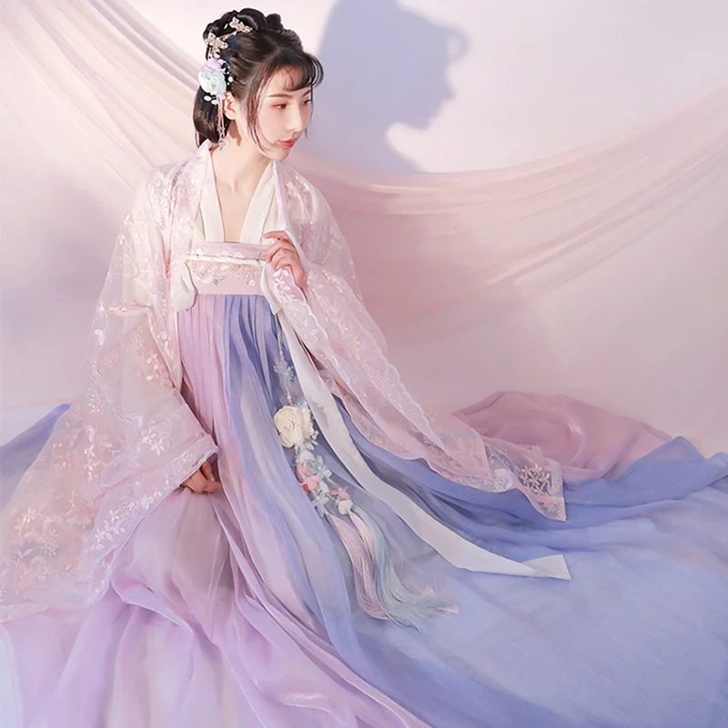Традиционная Женская одежда в китайском стиле элегантное платье принцессы