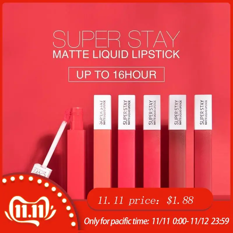 

Matte Lipstick Beauty Makeup Long Lasting Labiales Rouge Matte Liquid Waterproof Makeup Lip Gloss