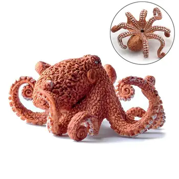 

1pcs 3.7inch North America Octopus Action Figure PVC Ocean Sea Life Figurine Toy Simulation Model Party Decor 14768