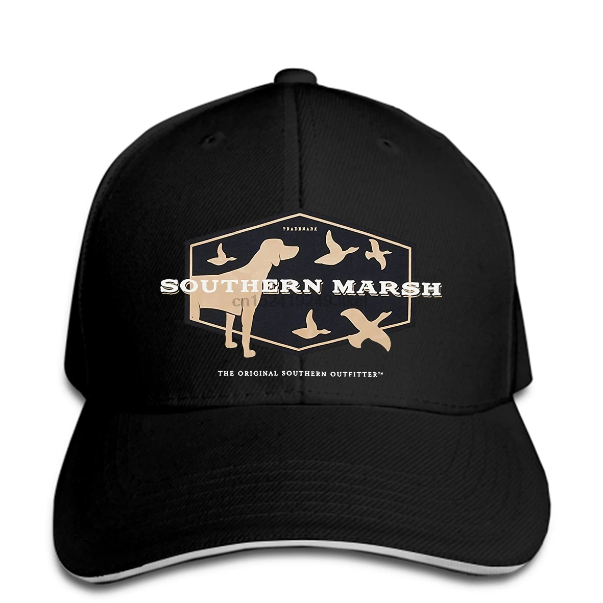 Бейсбольная кепка Southern Marsh Branding коллекция охотничья собака в меланжевой темно-зеленой шляпе остроконечная Кепка