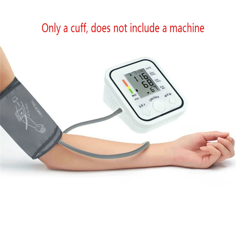 Большой Взрослый нарукавник для измерения кровяного давления для рук кровяное давление монитор метр электронный измеритель кровяного