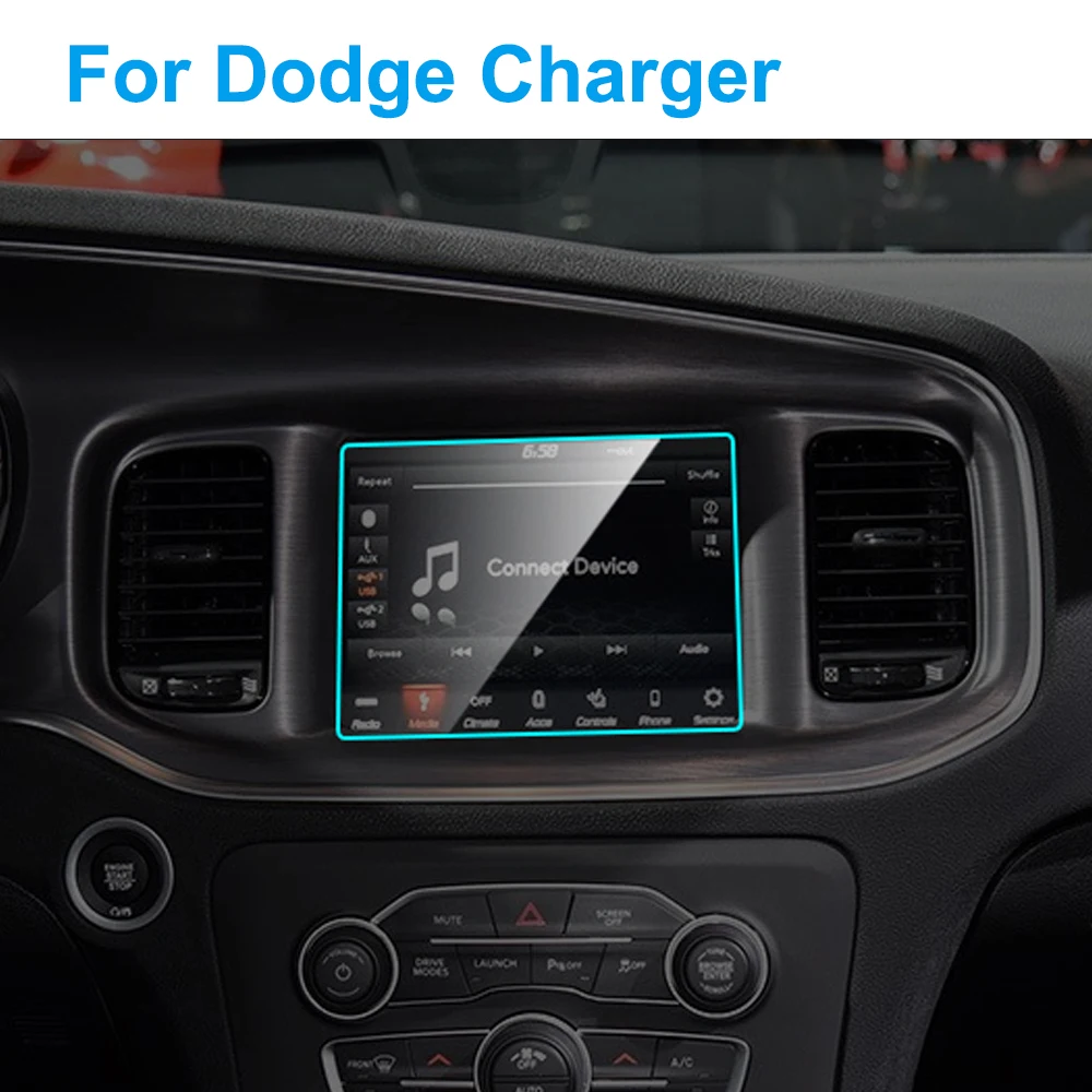 Автомобильный протектор экрана для Dodge зарядное устройство- автомобильный gps навигация Закаленное стекло Защитная пленка авто аксессуары для интерьера
