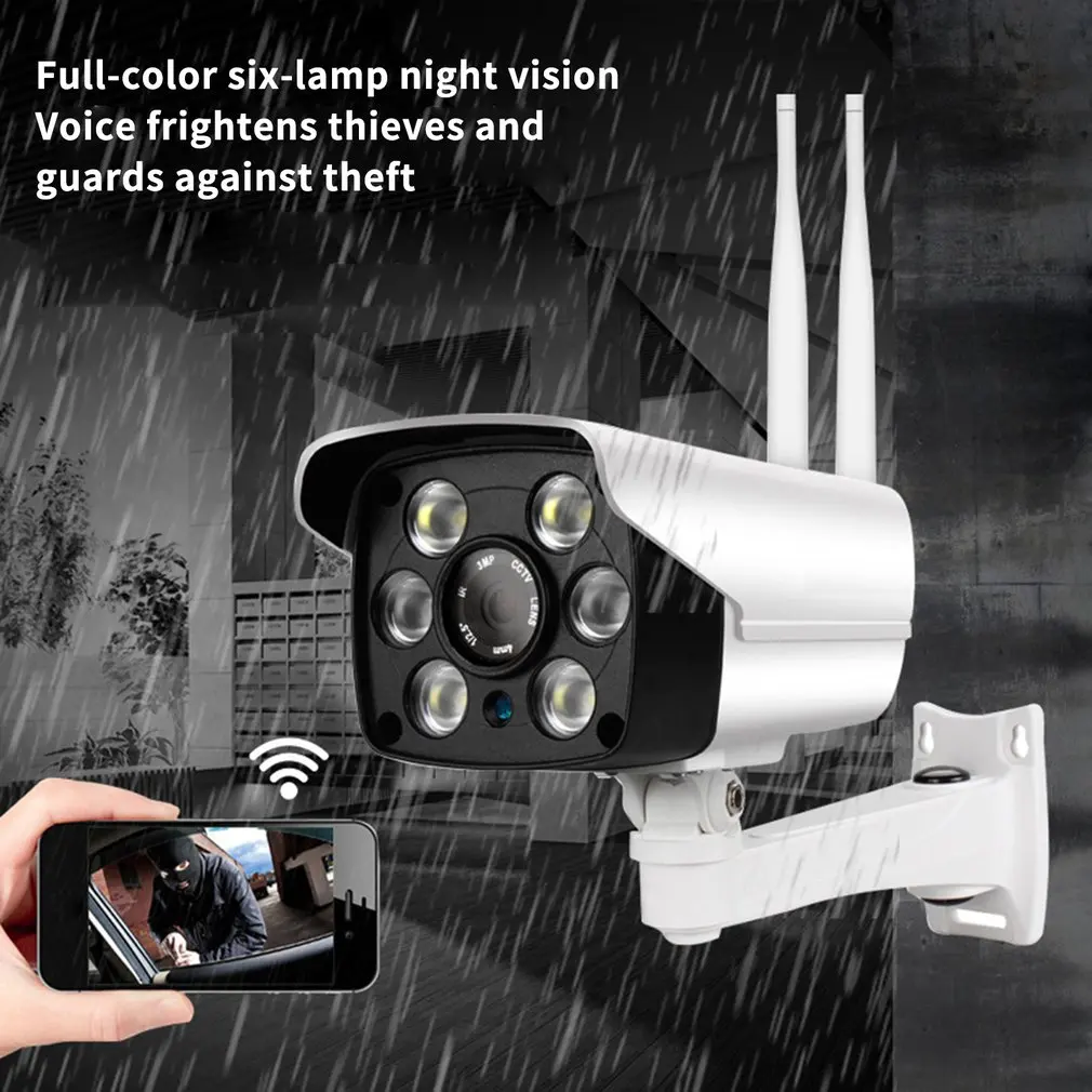

Outdoor Wifi Camera Hd Ip Cam Wireless Weatherproof Security Night Vision Camera Video Surveillance Kit
