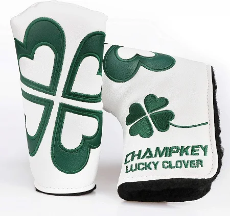 CHAMPKEY 1 шт. гольф лезвие клюшки головы Чехлы для гольфа Вышивка Головной убор - Цвет: White