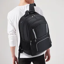 Черные мужские рюкзаки, сумки для ноутбуков, многофункциональный женский рюкзак для путешествий, для мальчиков, ноутбук, компьютер, рюкзак для Macbook Pro 17 DELL