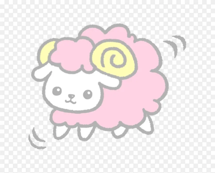 彩色绵羊卡通 小羊png图片素材免费下载 图片编号 Png素材网
