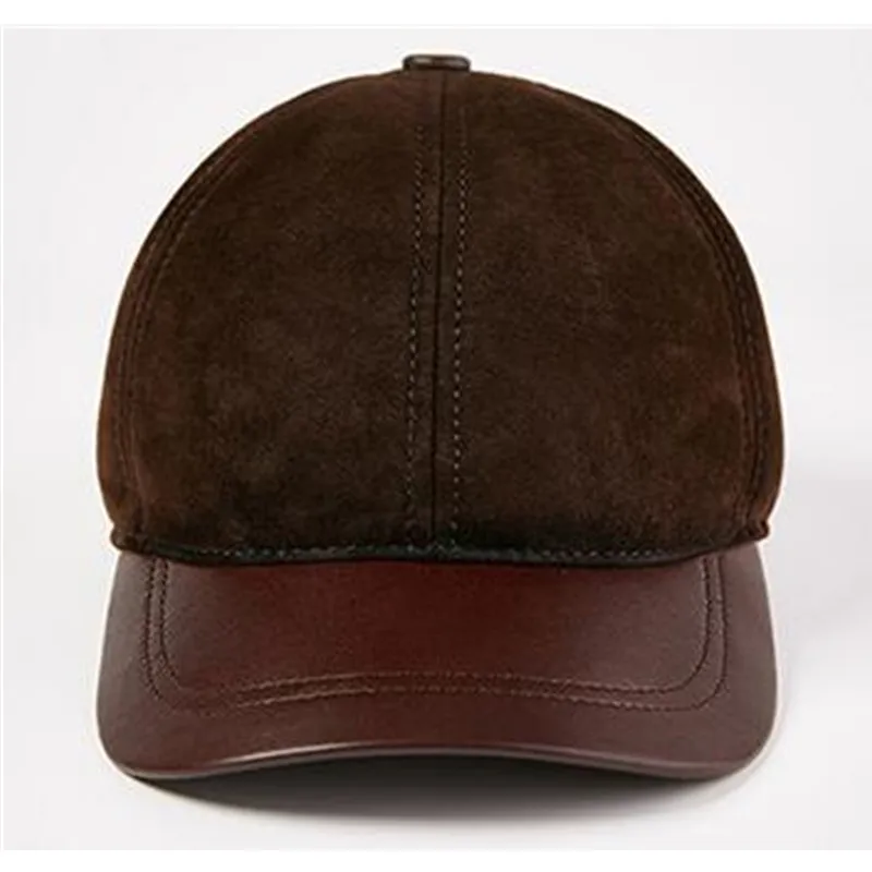 XdanqinX регулируемый размер Новые оригинальные кожаные кепки Женская бейсбольная кепка с хвостом мужская Кепка из овчины Элегантная Модная кепка