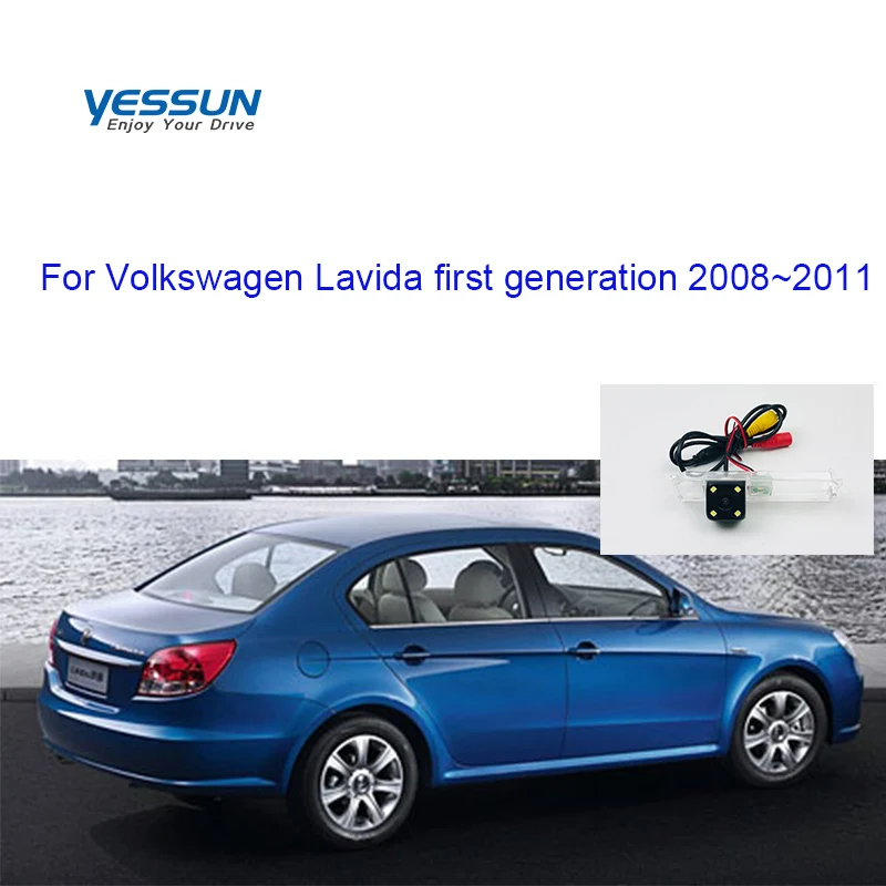

Автомобильная камера заднего вида AHD/CVBS для Volkswagen Lavida 2008 ~ 2011 CCD камера номерного знака ночного видения/камера заднего вида