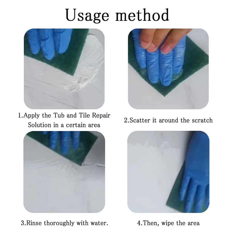 New Bathtub Tile Tub And Tile Refinishing Spray Repair Sink Ceramic Porc 100g DNJ998