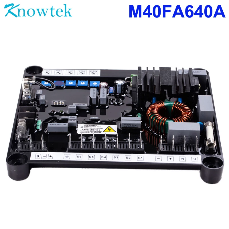 Автоматический регулятор напряжения M40FA640A AVR для генератора напряжения|Детали и