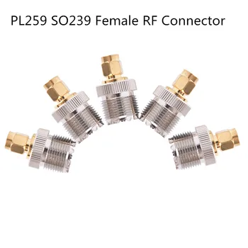 

1pc SMA Male Plug to UHF PL259 SO239 Female RF Connector Adapter Cable
