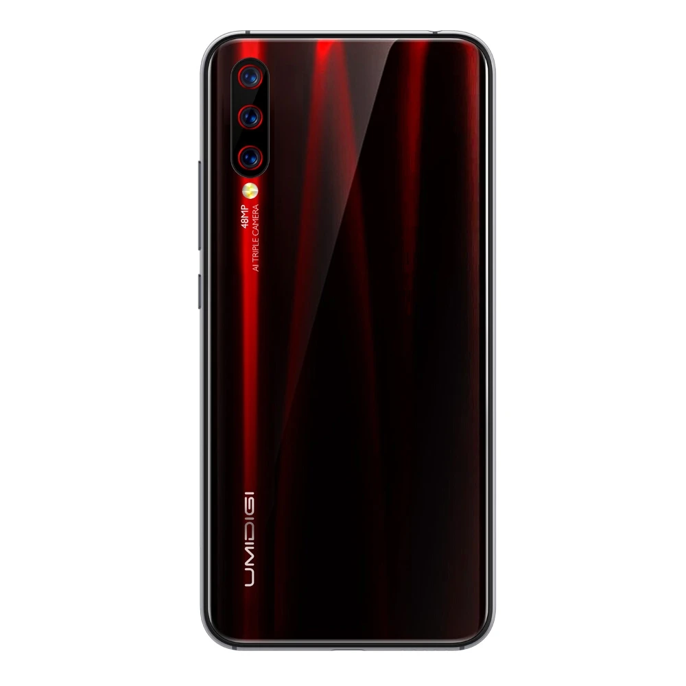 Смартфон UMIDIGI X Android 9,0 4 Гб ОЗУ 128 Гб ПЗУ 6,3" AMOLED Helio P60 глобальная версия Двойная 4G 48MP Тройная задняя камера 4150 мАч - Цвет: Черный