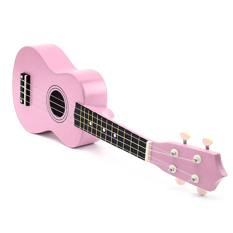 21 inch Soprano Ukulele 4 Strings Hawaiian Guitar Uke+ String+ Pick For Beginners kid Gift