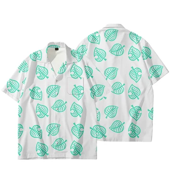 

WAMNI 3D Animal Crossing shirt Cardigan Men Coat The Villager Cosplay costume Harajuku Casual open stitch Streetwear for women